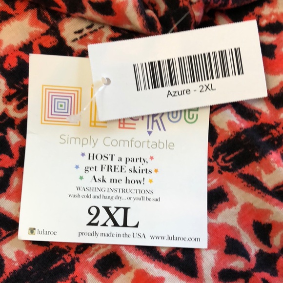LuLaRoe Flare Skirt 2XL - Picture 3 of 3
